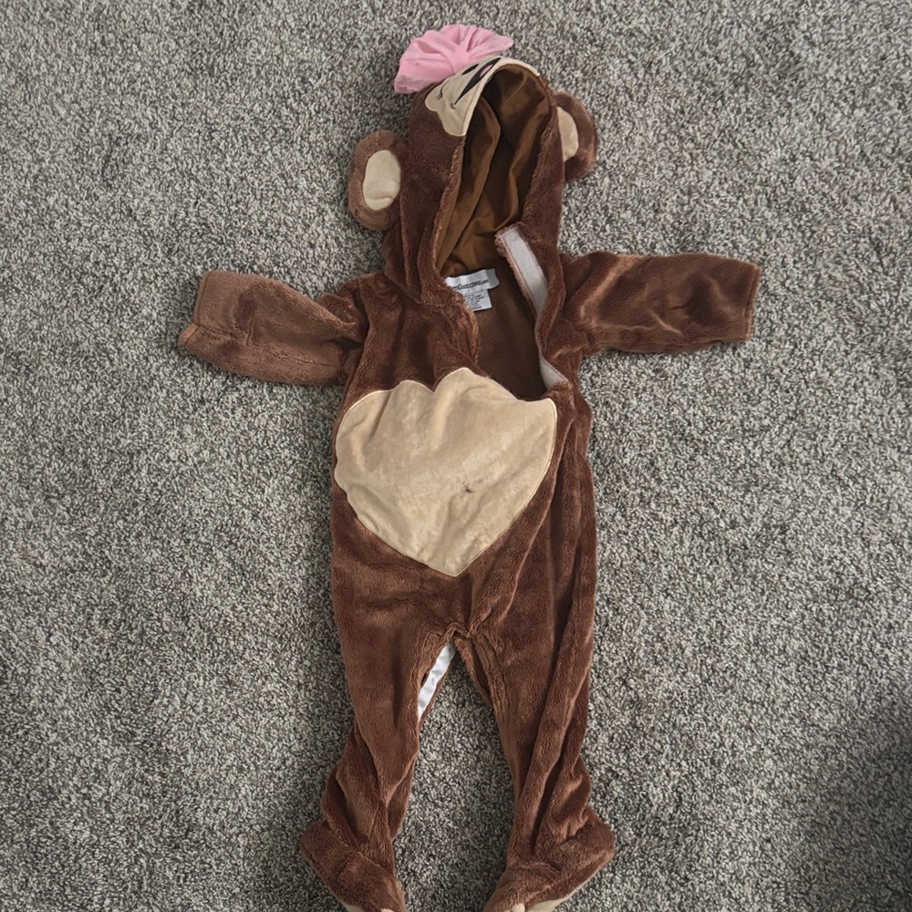 Target Brown and Cream Monkey Costume for Kids
